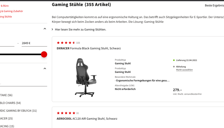 gaming-stuhl-mediamarkt-tipps