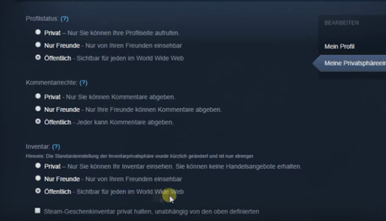 steam-trade-url-finden